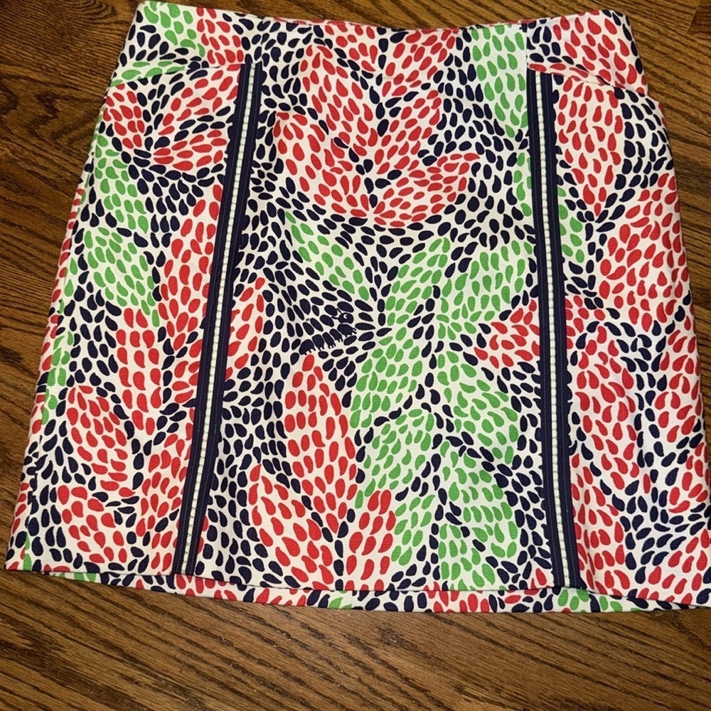 Lilly Pulitzer Roslyn Skirt in print Open Call size 10 NWOT - Picture 2 of 9